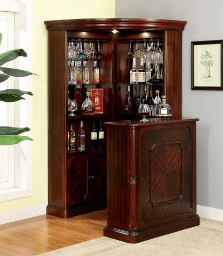 Furniture of America Nema Traditional Multi-Storage Curio Cabinet - IDF-CR142