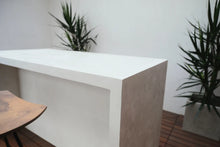Load image into Gallery viewer, ModaBlak Handmade Concrete Waterfall Kitchen Island | 100% Recycled Concrete