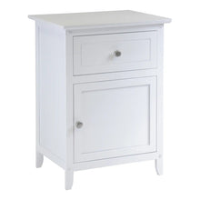 Load image into Gallery viewer, Winsome Wood Eugene Accent Table, Nightstand in White