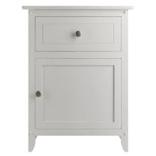 Load image into Gallery viewer, Winsome Wood Eugene Accent Table, Nightstand in White