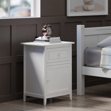 Load image into Gallery viewer, Winsome Wood Eugene Accent Table, Nightstand in White