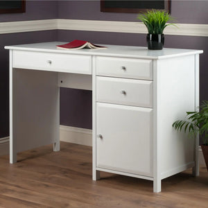 Winsome Wood Delta Home Office Writing Desk in White