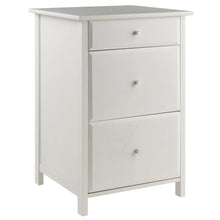 Load image into Gallery viewer, Winsome Wood Delta Home Office File Cabinet in White