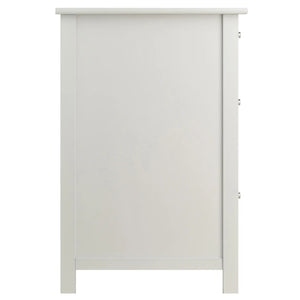 Winsome Wood Delta Home Office File Cabinet in White