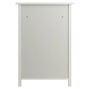 Winsome Wood Delta Home Office File Cabinet in White