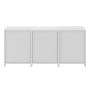 Winsome Wood Nova 3-Pc Storage Cabinet Set in White