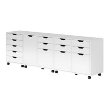 Load image into Gallery viewer, Winsome Wood Halifax 3-Pc Cabinet Set with File Drawer in White 