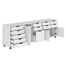 Load image into Gallery viewer, Winsome Wood Halifax 3-Pc Cabinet Set with File Drawer in White 