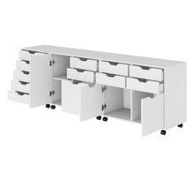 Load image into Gallery viewer, Winsome Wood Halifax 3-Pc Cabinet Set with File Drawer in White 