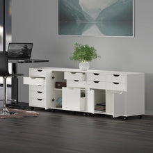 Load image into Gallery viewer, Winsome Wood Halifax 3-Pc Cabinet Set with File Drawer in White 