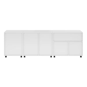 Winsome Wood Halifax 3-Pc Storage Cabinet Set in White