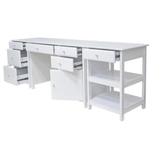 Load image into Gallery viewer, Winsome Wood Delta 3-Pc Home Office Desk Set in White