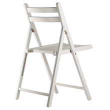 Load image into Gallery viewer, Winsome Wood Robin 4-Pc Folding Chair Set in White