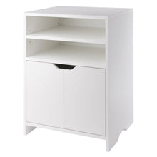 Load image into Gallery viewer, Winsome Wood Nova Open Shelf Storage Cabinet in White