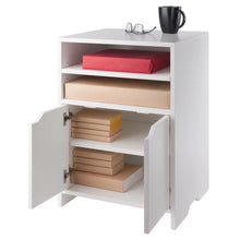 Load image into Gallery viewer, Winsome Wood Nova Open Shelf Storage Cabinet in White