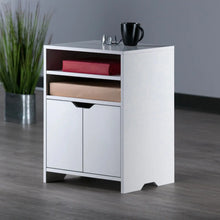 Load image into Gallery viewer, Winsome Wood Nova Open Shelf Storage Cabinet in White