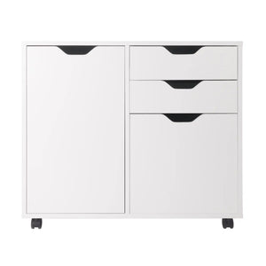 Winsome Wood Halifax Wide Storage Cabinet, 2-Drawer, Filing Cabinet in White