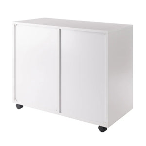 Winsome Wood Halifax Wide Storage Cabinet, 2-Drawer, Filing Cabinet in White