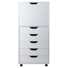 Load image into Gallery viewer, Winsome Wood Halifax Tall Storage Cabinet, 5-Drawer in White