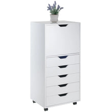 Load image into Gallery viewer, Winsome Wood Halifax Tall Storage Cabinet, 5-Drawer in White