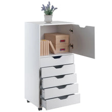 Load image into Gallery viewer, Winsome Wood Halifax Tall Storage Cabinet, 5-Drawer in White