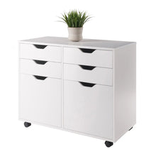 Load image into Gallery viewer, Winsome Wood Halifax Wide 2-Door Storage Cabinet, 4-Drawer in White