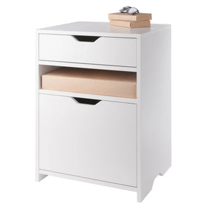 Winsome Wood Nova Filing Storage Cabinet in White