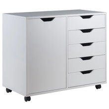 Load image into Gallery viewer, Winsome Wood Halifax Wide Storage Cabinet, 5-Drawer in White 