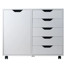 Load image into Gallery viewer, Winsome Wood Halifax Wide Storage Cabinet, 5-Drawer in White 