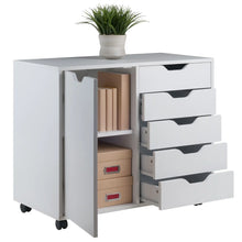 Load image into Gallery viewer, Winsome Wood Halifax Wide Storage Cabinet, 5-Drawer in White 