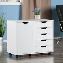 Load image into Gallery viewer, Winsome Wood Halifax Wide Storage Cabinet, 5-Drawer in White 