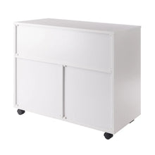 Load image into Gallery viewer, Winsome Wood Halifax Wide Storage Cabinet, 3-Small and 2-Wide Drawers in White 