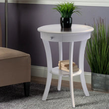 Load image into Gallery viewer, Winsome Wood Sasha Round Accent Table in White