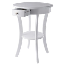 Load image into Gallery viewer, Winsome Wood Sasha Round Accent Table in White