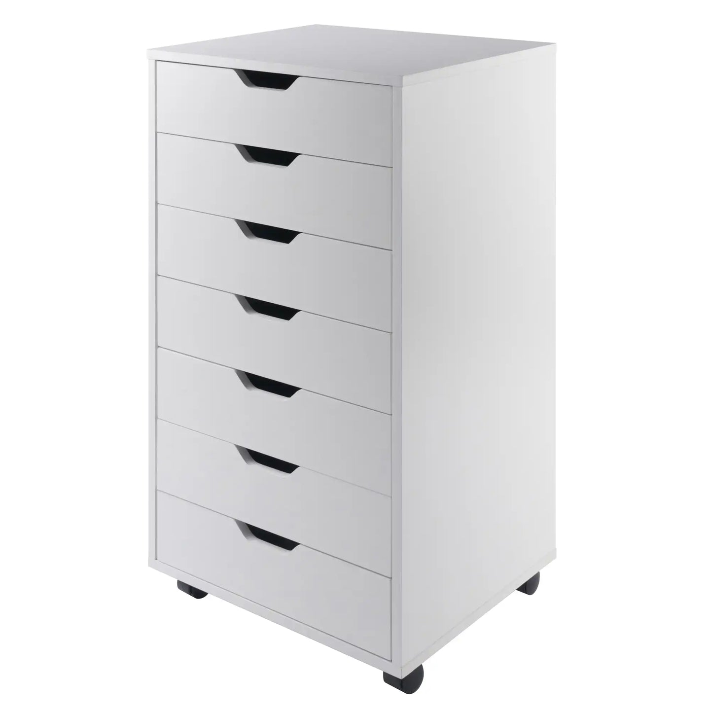 Winsome Wood Halifax 7-Drawer Cabinet in White 