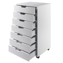 Load image into Gallery viewer, Winsome Wood Halifax 7-Drawer Cabinet in White 