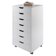 Load image into Gallery viewer, Winsome Wood Halifax 7-Drawer Cabinet in White 