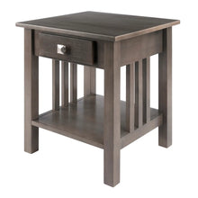 Load image into Gallery viewer, Winsome Wood Stafford Accent Table in Oyster Gray