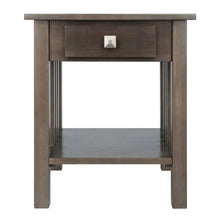 Load image into Gallery viewer, Winsome Wood Stafford Accent Table in Oyster Gray