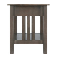 Load image into Gallery viewer, Winsome Wood Stafford Accent Table in Oyster Gray