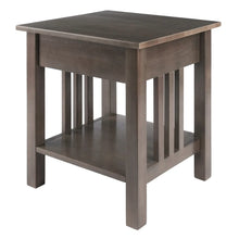 Load image into Gallery viewer, Winsome Wood Stafford Accent Table in Oyster Gray