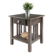 Load image into Gallery viewer, Winsome Wood Stafford Accent Table in Oyster Gray