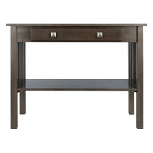 Load image into Gallery viewer, Winsome Wood Stafford Console Hall Table in Oyster Gray