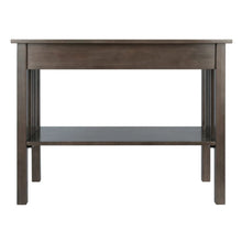 Load image into Gallery viewer, Winsome Wood Stafford Console Hall Table in Oyster Gray