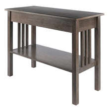 Load image into Gallery viewer, Winsome Wood Stafford Console Hall Table in Oyster Gray