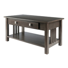 Load image into Gallery viewer, Winsome Wood Stafford Coffee Table in Oyster Gray