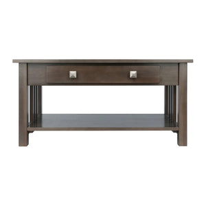 Winsome Wood Stafford Coffee Table in Oyster Gray