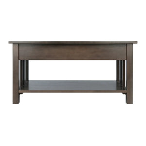 Winsome Wood Stafford Coffee Table in Oyster Gray