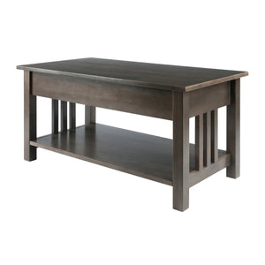 Winsome Wood Stafford Coffee Table in Oyster Gray