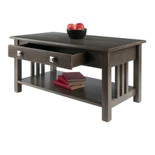 Load image into Gallery viewer, Winsome Wood Stafford Coffee Table in Oyster Gray